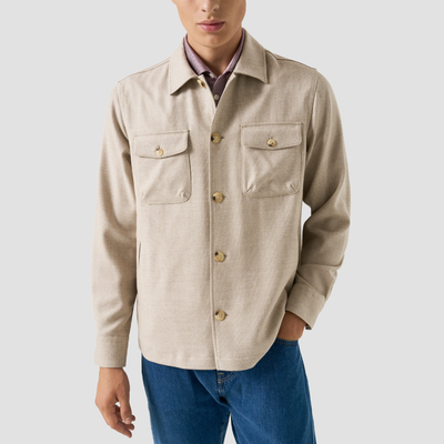 Wool Cashmere Overshirt