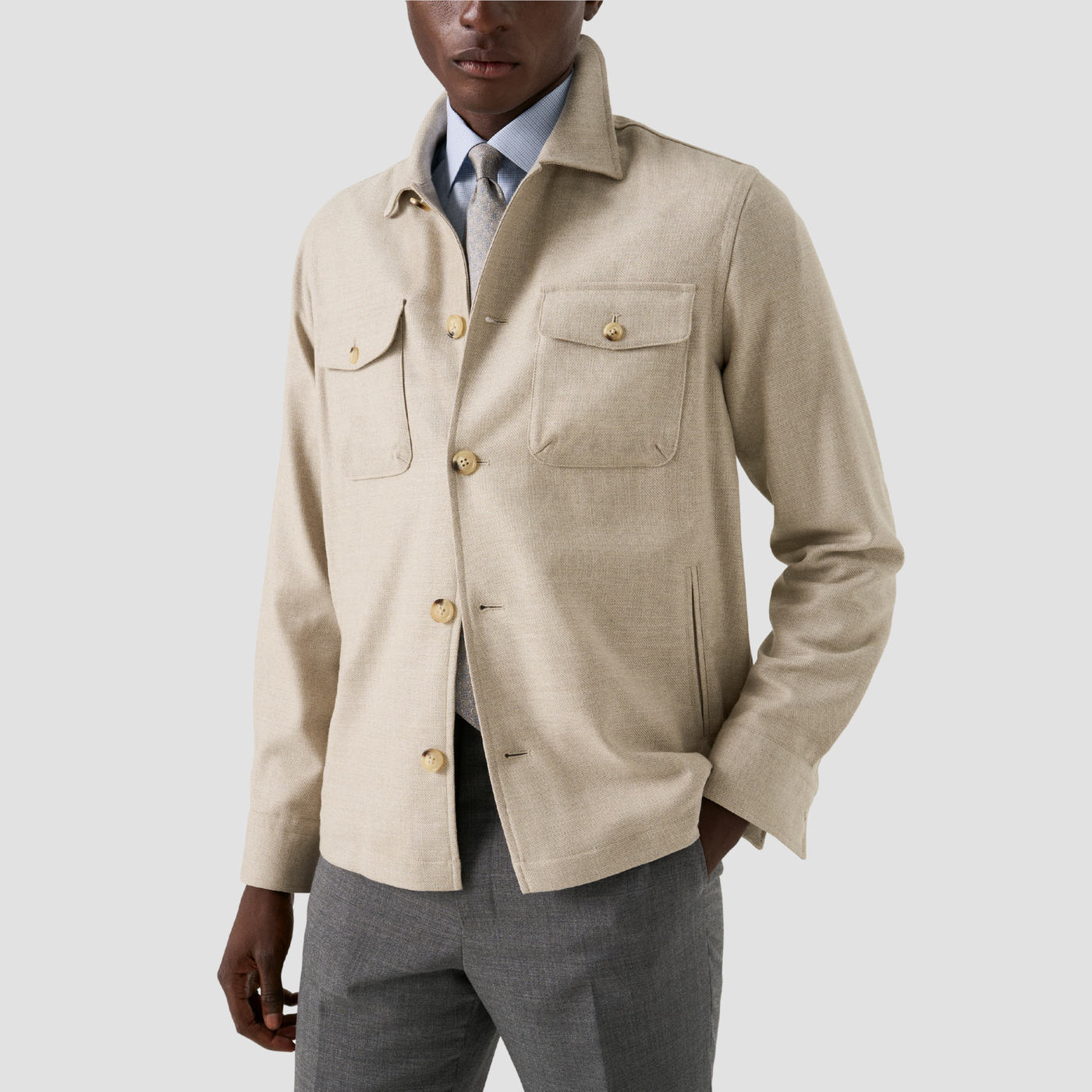 Wool Cashmere Overshirt
