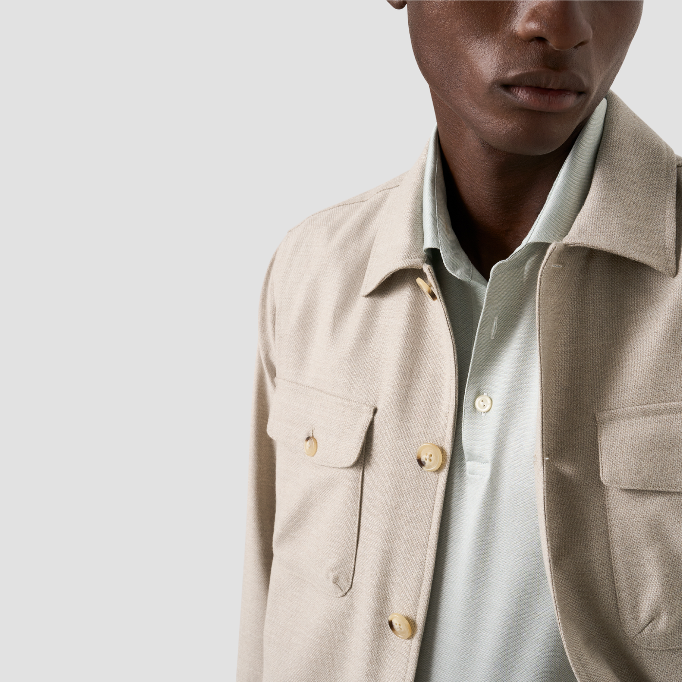 Wool Cashmere Overshirt