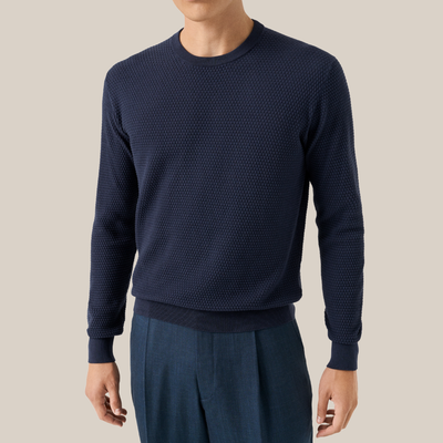 Eton Pullover Rundkragen