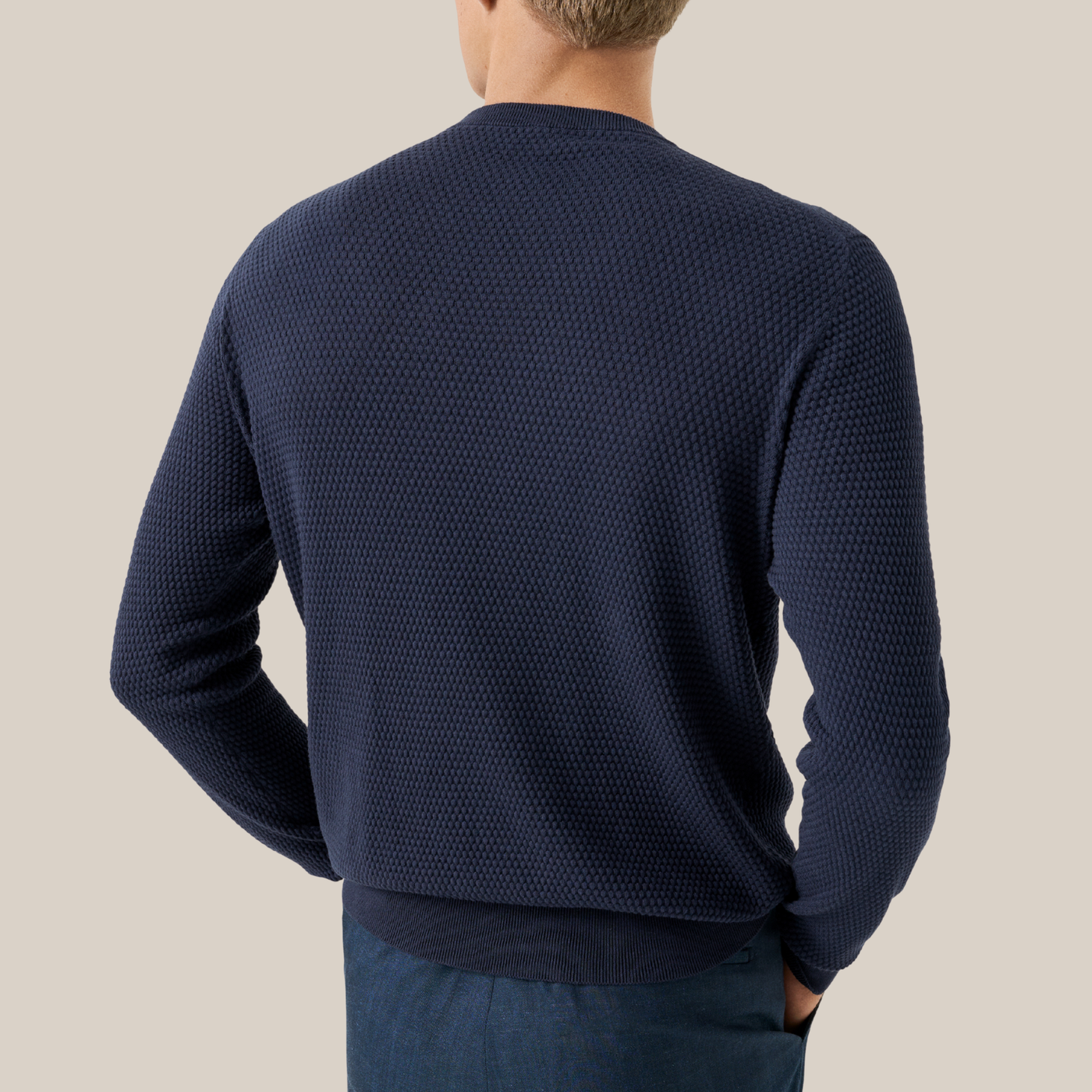 Eton Pullover Rundkragen