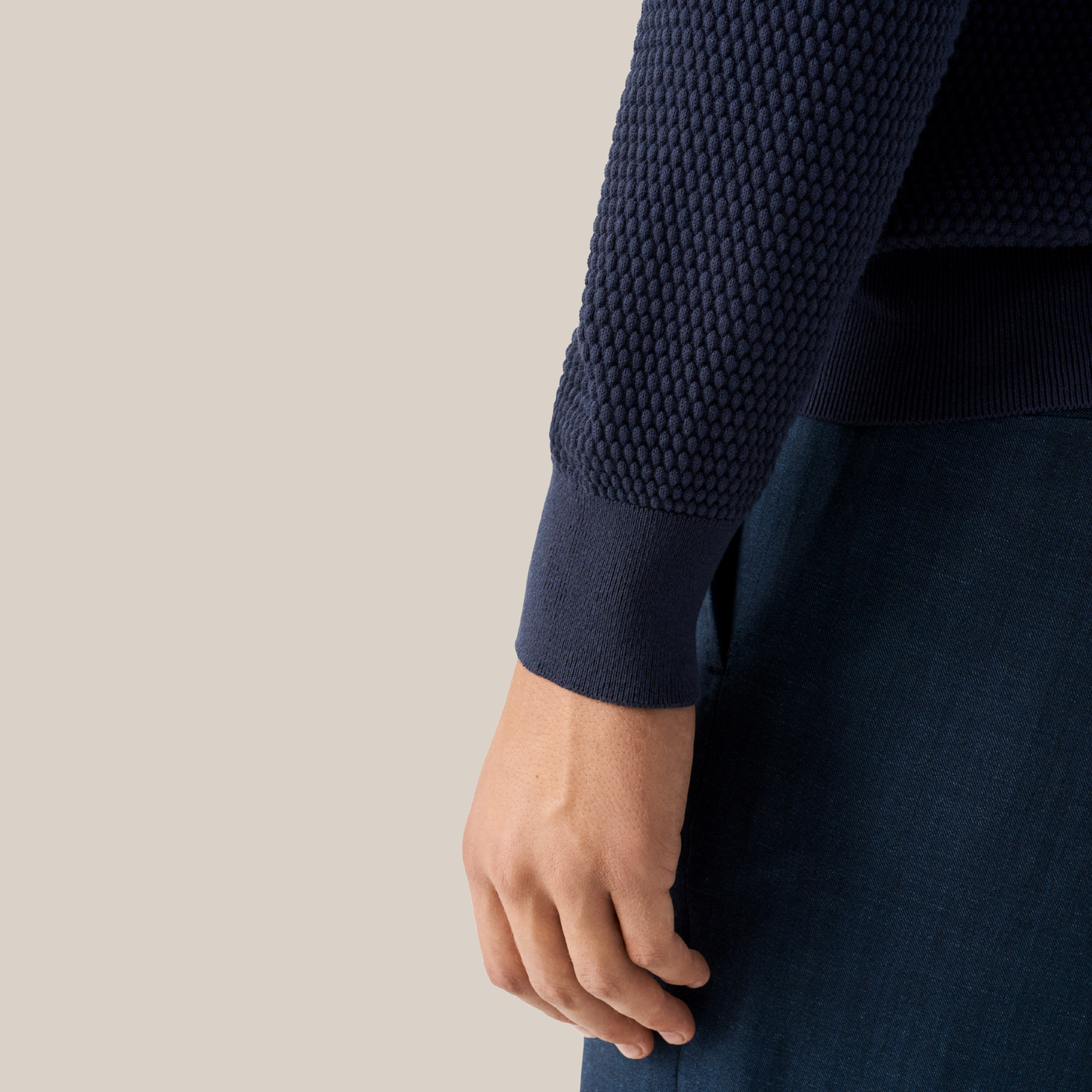 Eton Pullover Rundkragen